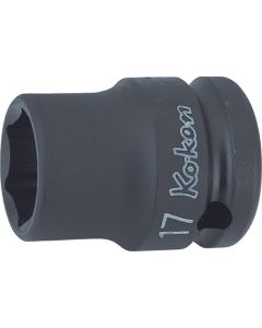 KKN14401A-1-2 image(0) - Ko-ken USA 14401A-1/2 1/2 Sq. Dr. Socket 1/2 6 point Length 38mm Thin walled