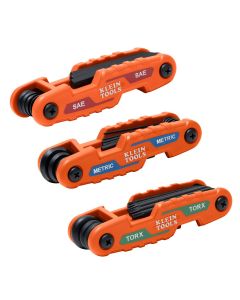 KLE70540T image(0) - Klein Tools Compact Folding Hex Key Set, 8-Key, Torx&reg; Sizes