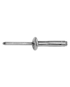 AUVECO 18927 Specialty Rivet, 3/16 in Dia x 5/16 to 7/16 in Grip Range, Aluminum Rivet/Steel Mandrel, Zinc