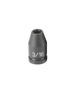 Grey Pneumatic 1/4" Surface Drive x 3/16" Standard  Socket
