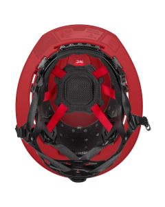 MLW48-73-1658 image(1) - Milwaukee Tool BOLT Red Full Brim Vented Safety Helmet &hyphen; Type 2, Class C