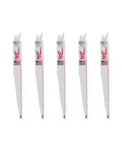 MLW48-00-5036 image(2) - Milwaukee Tool 9" 5 TPI Sawzall  Blades (5 Pk)