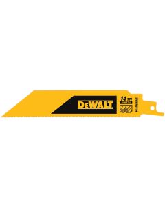 DEWALT 6 In Bi-Metal Reciprocating Saw Blade 14 TPI (15 Pack)