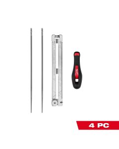 MLW49-16-2881 image(1) - Milwaukee Tool 4 Piece 5/32 Inch Saw Chain Sharpening Set