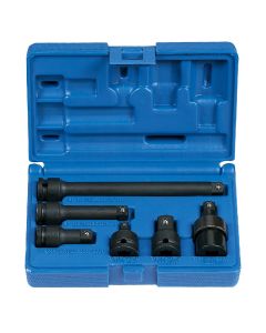 GRE1100 image(0) - Grey Pneumatic 3/8" Drive 6 Piece Adapter/Extension Set