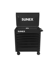 SUN8056FDBK image(0) - SUNEX Premium Full Drawer Service Cart - Black