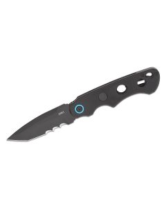 CRK2606 image(1) - CRKT (Columbia River Knife) A.B.C. (All. Bases. Covered.) 12C27 Oxide Veff Serrationswith Blade Assisted Folding Knife with Liner Lock G10 Handle - Black