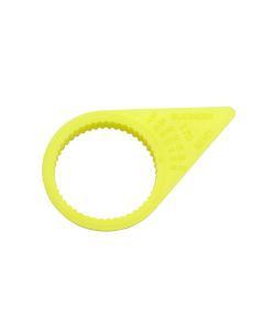 INTERNATIONAL MARKETING INC 21MM CHECK-POINT FLOURESCENT YELLOW
