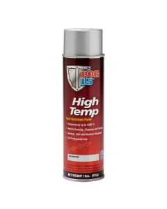 POI44318 image(1) - POR-15 INC 44318 Heat Resistant High Temperature Paint, 15 oz Aerosol Can, Aluminum, 4 hr Curing