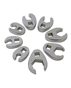 SUN9708 image(1) - SUNEX 8PC SAE FLARE CROWFOOT WRENCH SET 3/8"-7/8"