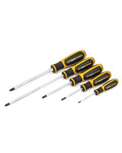 GearWrench 5 Piece Phillips Dual Material Screwdriver Set