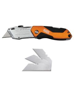 KLE44130 image(0) - Klein Tools Auto-Loading Folding Utility Knife