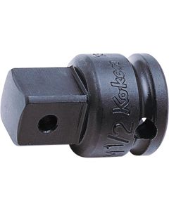 KKN13344A-B image(0) - Ko-ken USA 13344A-B 3/8 Sq. Dr. Adaptor 1/2 Square Length 32.5mm Ball type