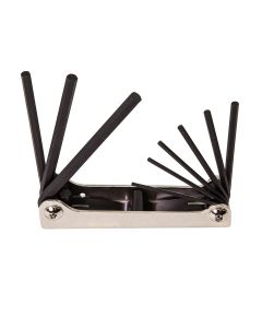 KLE70591 image(3) - Klein Tools Folding Hex Key Set, 9-Key, SAE Sizes