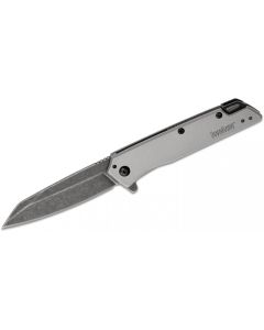 KER1365 image(3) - Kershaw Misdirect Assisted Open Frame Lock Reverse Tanto Blade EDC Folding Pocket Knife with BlackWash Finish - Gray