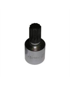VIMHM-10MM image(1) - VIM Tools 10 mm Hex Bit, Chrome 1/2 Inch Square Drive Bit Holder