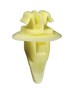 AUVECO 20429 Fender and Wheel Flare Molding Clip, 17 mm Dia Head x 17 mm L Stem, Nylon, Yellow