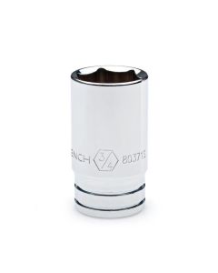 GearWrench 3/8 Inch Drive 6 Point Mid Length SAE Socket 9/16 Inch
