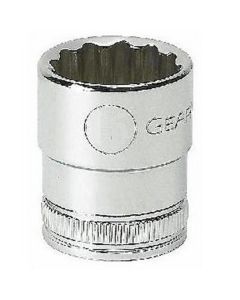GearWrench 3/8 Inch Drive 12 Point Standard Metric Socket 22mm
