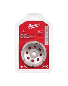 Milwaukee Tool 4" Diamond Cup Wheel Single Row