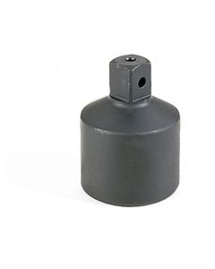 GRE5009A image(0) - Grey Pneumatic #5 Spline Female x 1" Male Adapter with Pin Hole