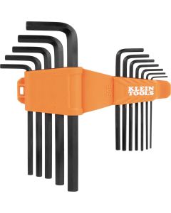 KLELS12 image(0) - Klein Tools L-Style Long Hex Key Set, SAE, 12-Piece