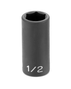 GRE1016SD image(1) - Grey Pneumatic 3/8" Drive x 1/2" Semi-Deep Socket