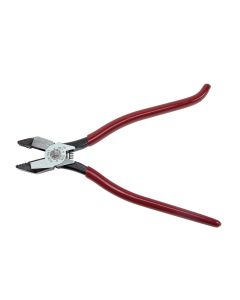 KLED2017CSTA image(0) - Klein Tools Ironworker's Pliers, Aggressive Knurl, 9-Inch