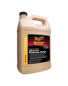 Meguiars Mirror Glaze M21001 Ultra Pro Finishing Polish, 1 gal Can, High Gloss, White, Liquid