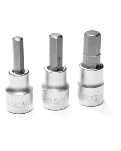 Wilmar Corp. / Performance Tool 3 Piece Brake Caliper Hex Bit Socket Set