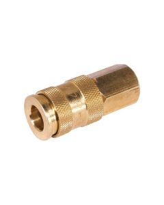AES844 image(0) - AES Industries 844 Universal Air Coupler, 3/8 x 1/4 in, FNPT, 300 psi, Brass