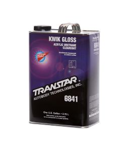 TRP6841 image(0) - Transtar Autobody Products 6841 - Kwik Acrylic Urethane Clearcoat - 1 Gallon Can - Gloss - 4:1 Mixing