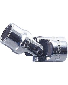 KKN2445M-14 image(0) - Ko-ken USA 2445M-14 1/4 Sq. Dr. Universal Socket 14mm 12 point Length 37mm