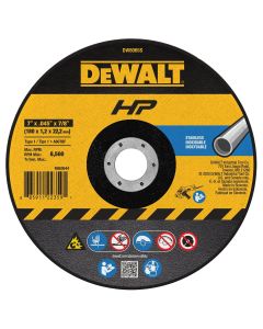 DEWALT High Performance (TM) Stainless Steel Cutting Wheels