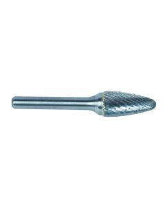 Ingersoll Rand BUR CARB TREE SHAPE, RADIUS NOSE, 1/2"DIA,1"CUT L.