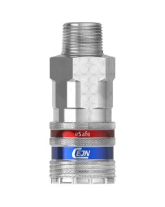 VAC10-410-2455 image(0) - Vacula Safety eSafe Coupling; Eurostandard 3/8" Body Size; 1/2" Male NPT