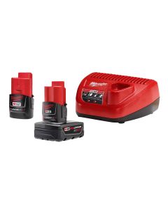 Milwaukee Tool M12&trade; REDLITHIUM&trade; CP2.0/XC4.0 Starter Pack
