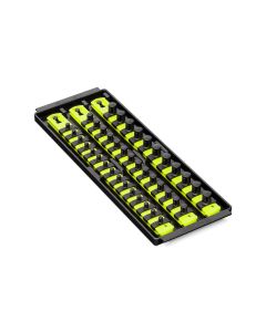 ERN8498HV image(1) - Ernst Mfg. 3 Rail Twist Lock Socket Boss 13", HI-VIZ - 1/4", 3/8" & 1/2"