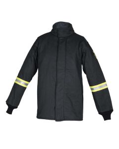 OBERON Coat - Arc Flash - 100 Cal TCG - Color: Black - Size: Large