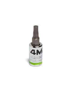 GETGEASMH4RPT image(0) - Grip Edge Tools 4mm 1/4" Dr Short RPT Hex Bit Socket