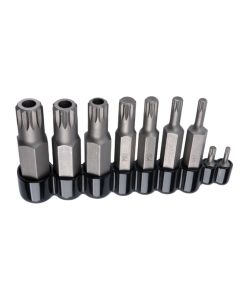 WLMW86024 image(0) - Wilmar Corp. / Performance Tool 9 Piece Master Triple Square Bit Set