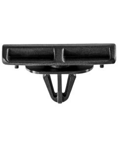AUVECO 20700 Ground Effect Molding Clip, (1/2 x 1-1/2 in) Head x 1/2 in L Stem, Nylon, Black