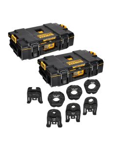 DEWALT 1/2 in. to 2 in. Standard IPS Press Jaws and Rings Kit