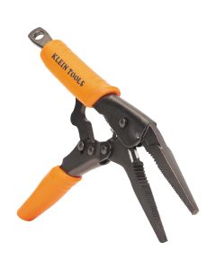 Klein Tools C-Clamp Locking Pliers With Swivel Jaws, 9-Inch