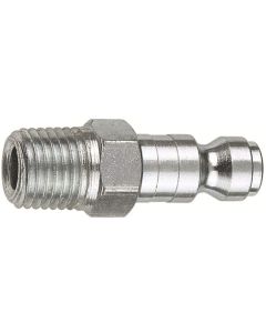 AMFCP1-10 image(1) - Amflo 1/4" Coupler Plug with 1/4" Male thread Automotive T Style- Pack of 10