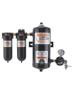 DeVilbiss 3-stage desiccant air dryer system
