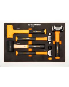 KDTGWH5PCMS image(0) - GEARWRENCH 5 Piece Mixed Hammer Set in Foam Storage Tray