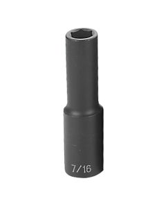 GRE2014D image(1) - Grey Pneumatic 1/2" Drive x 7/16" Deep Socket