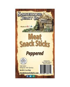 THS369712 image(0) - Tender Heifer Snack Co. Peppered Meat Snack Sticks - 3.5 Ounce