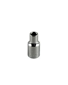 KLE65800 image(0) - Klein Tools 7/16-Inch Standard 12-Point Socket, 1/2-Inch Drive